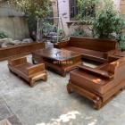 Sofa gỗ gõ đỏ