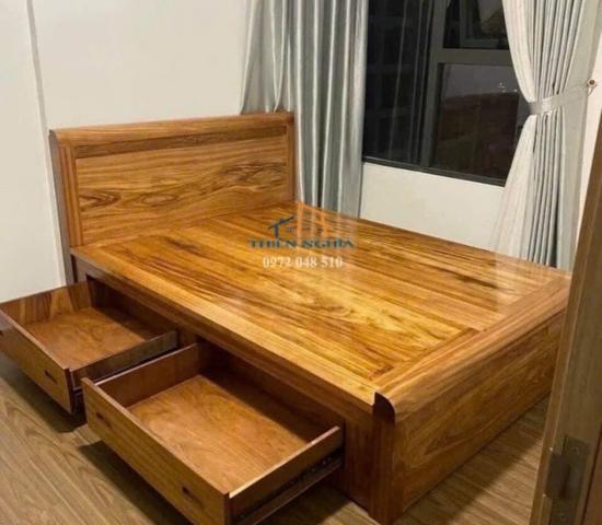 GIƯỜNG GỖ CÓ NGĂN KÉO