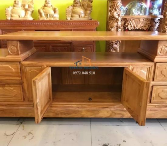 Kệ ti vi gỗ tự nhiên
