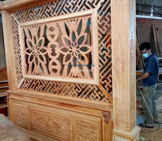 Vách ngăn gỗ tự nhiên